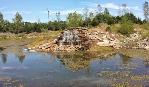 Waterfall water feature